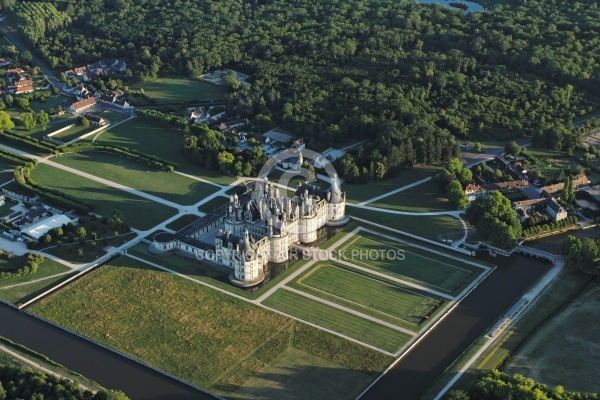 Château de Chambord vu du ciel  41