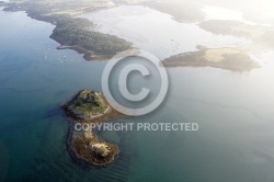 Golfe du Morbihan, le grand Huernic, Spet ÃŽles, la pointe du bla Golfe du Morbihan, le grand Huernic, Spet ÃŽles, la pointe du bla