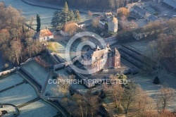 Photo aerienne du chateau du Haut Rosay - septeuil  78790 