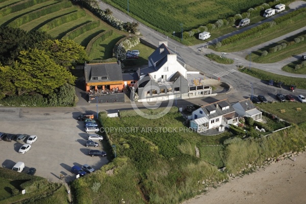 Photo aérienne de kervel, Plonévez-Porzay, Finistère