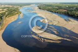 Photo aérienne de Montsoreau sur Loire 49