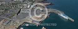 Photos aérienne du port de Roscoff, 29