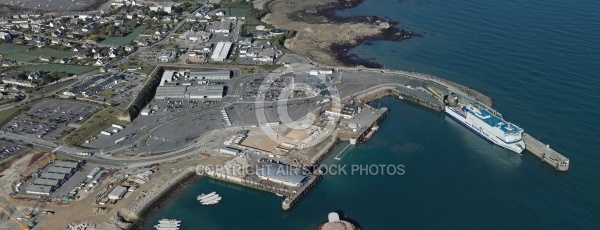 Photos aérienne du port de Roscoff, 29