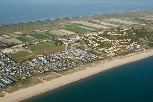 Vue aérienne de Île de Noirmoutier, La Guérinière , La tresson 