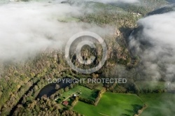Auvergne vue du ciel , le Pays de Ménat