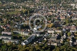 Dourdan île-de-France vue du ciel