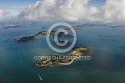 Lîle de Govihan et l île-aux-moines,  Golfe du Morbihan 56