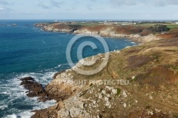 Plougonvelin, grève de Keryunan vue du ciel