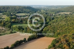 Vallée de la Renarde, Souzy-la-Briche vue du ciel