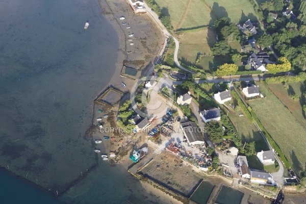 vue aerienne de Penmern, Golfe du Morbihan 56