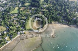 vue aerienne du Golfe du Morbihan 56