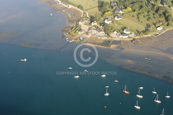 vue aerienne du Golfe du Morbihan 56