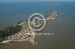 vue aérienne de Fouras, Pointe de la Fumée