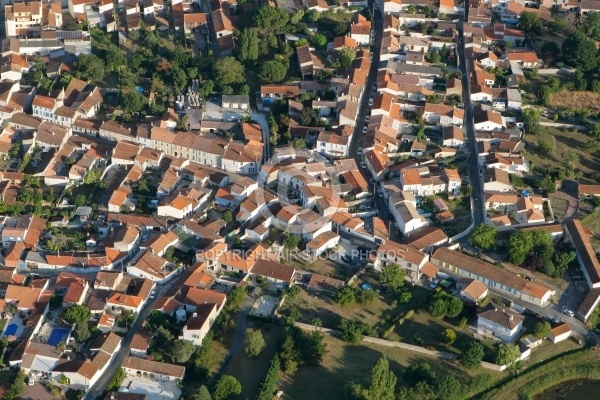 Vue aérienne de La Tremblade 17390, Charente-Maritime