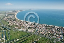 Vue aérienne de ÃŽle de Noirmoutier, La Guérinière , La tresson  Vue aérienne de ÃŽle de Noirmoutier, La Guérinière , La tresson