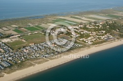 Vue aérienne de ÃŽle de Noirmoutier, La Guérinière , La tresson  Vue aérienne de ÃŽle de Noirmoutier, La Guérinière , La tresson